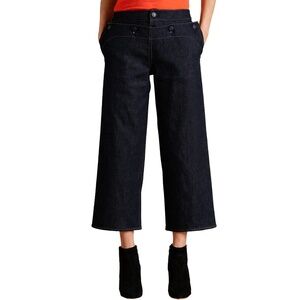 NEW Harvey Faircloth Cropped Wide Leg Sailor Pants Sz. 6